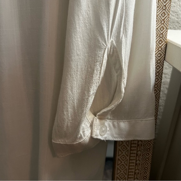 Anthropologie Cloth & Stone White Tunic - Picture 5 of 7